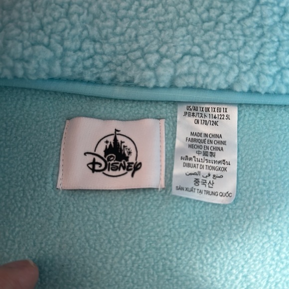 NWOT Disney Quarter Zip Sherpa - Picture 4 of 7
